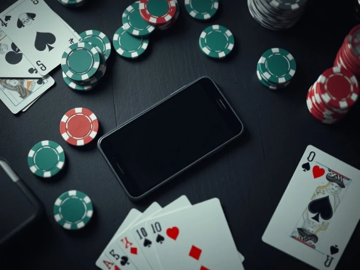 Mobile casino gaming setup